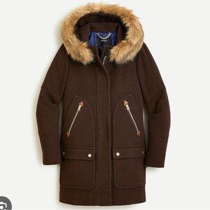 J. Crew Chateau Wool-Blend Parka